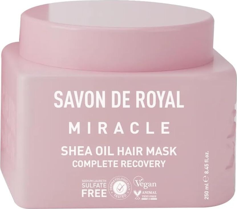De Miracle Saç Bakım Maskesi 250 ml | Boyalı ve Kıvırcık Saçlar | Iyileşme Etkili | Shea Yağı