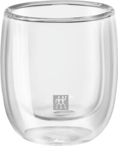Çift Camlı 2'li Espresso Bardak Seti, Şeffaf, 80 ml