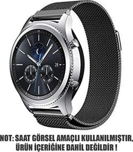 Garmin Venu 3 Milanese Loop Kordon (Garmin Venu 3 ile Uyumlu Kordon, Akıllı Saat Kayışı)
