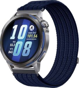 ile Uyumlu 22MM Kordon Gt6/gt6 Pro/gt Runner 2/gt5/gt5 Pro/gt4/gt3/gt3 Pro 46MM Için Naylon Dokuma Gt6 Pro Kordon Terletmeyen Nefes Alabilen Gt6 46MM Kordonu