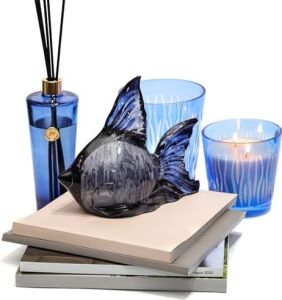 Dekoratif Ocean Art Siyah Balık Heykeli (23 Cm)