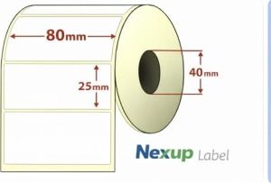 80X25 mm Termal Etiket, Barkod/adres/kargo Termal Etiketleri,  ve Diğer Yazıcılarla Uyumlu