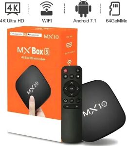 Android 13 Işletim Sistemli 4K Ultra Hd Tv Box, 4gb Hafıza, Wifi ve Ethernet Bağlantılı
