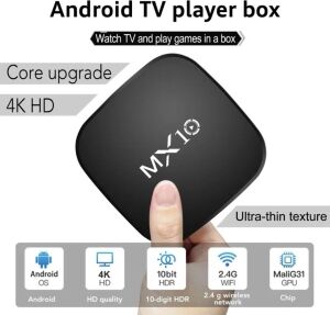Android 13 Işletim Sistemli 4K Ultra Hd Tv Box, 4gb Hafıza, Wifi ve Ethernet Bağlantılı