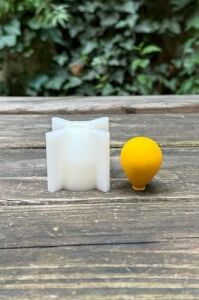 Balon Elips Büyük Boy Silikon Mum Kalıbı