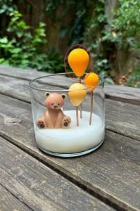 Balon Elips Büyük Boy Silikon Mum Kalıbı