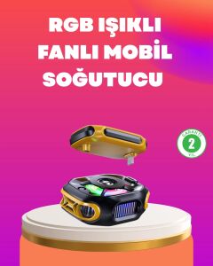 Type-C Girişli Aı Modlu Yüksek Performanslı Telefon Soğutucu