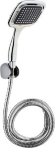 Çok Fonksiyonlu Siyah El Duşu Seti Spiral Hortum ve Duş Askısı Banyo Duş Başlığı