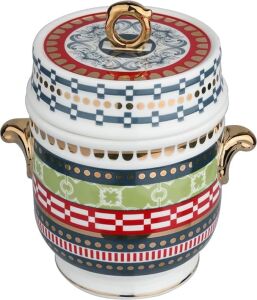 Lucky Art Lancelot Bone Kulplu Kavanoz 16 cm