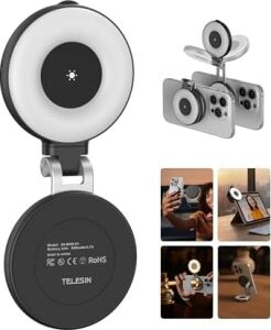 Telesın Selfie Işığı, Taşınabilir Selfie Işığı, Siyah
