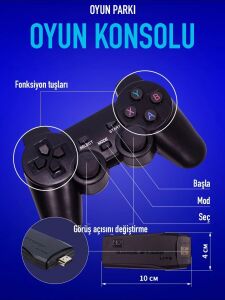 Diğer Oyun Konsolları - Renk: Siyah, Bluetooth, Özellik: Kumandalı | Teknik Özellikleri ve Kullanım
