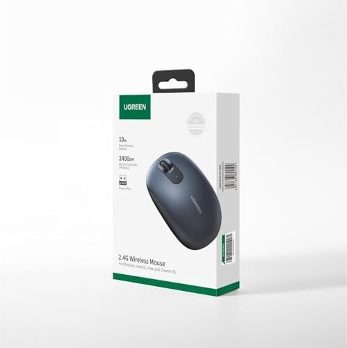 2400DPI 2.4ghz Kablosuz Sessiz Mouse Gri