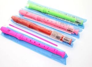 Renkli Plastik Flüt