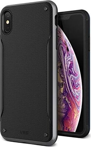 VRS94185 iPhone Xs Max High Pro Shield Kılıf, Arka Kapak Steel Silver