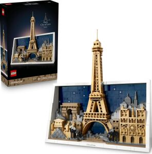 Architecture Paris – Aşıklar Şehri 21064 – Yetişkinler Için Eyfel Kulesi, Notre Dame, Zafer Takı ve Louvre Müzesi Mimari Simgelerini Içeren Dekoratif Model Yapım Seti, Hediye Fikri (958 Parça)