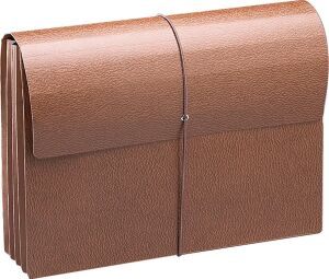 Smead Kapaklı ve Kordonlu Klasik Genişleyen Dosya Cüzdanı, 3-1/2'' Genişletme, Yasal Boyut, Redrope, Kutu Başına 10 (71356)