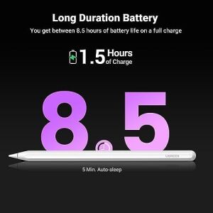 iPad Için Kalem Manyetik Kablosuz Şarj 2. Nesil Eğim Hassasiyeti Palm Reddetme Güç Ekranlı Kalem iPad Pro 11 Inç 4/3/2/1, iPad Pro 12,9 Inç 6/5/4/3, iPad Air 4/5, iPad Mini Için