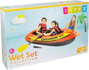 IB58331 Intex Explorer Bot 200 Set (Kürek Pompa) 185X94X41 cm