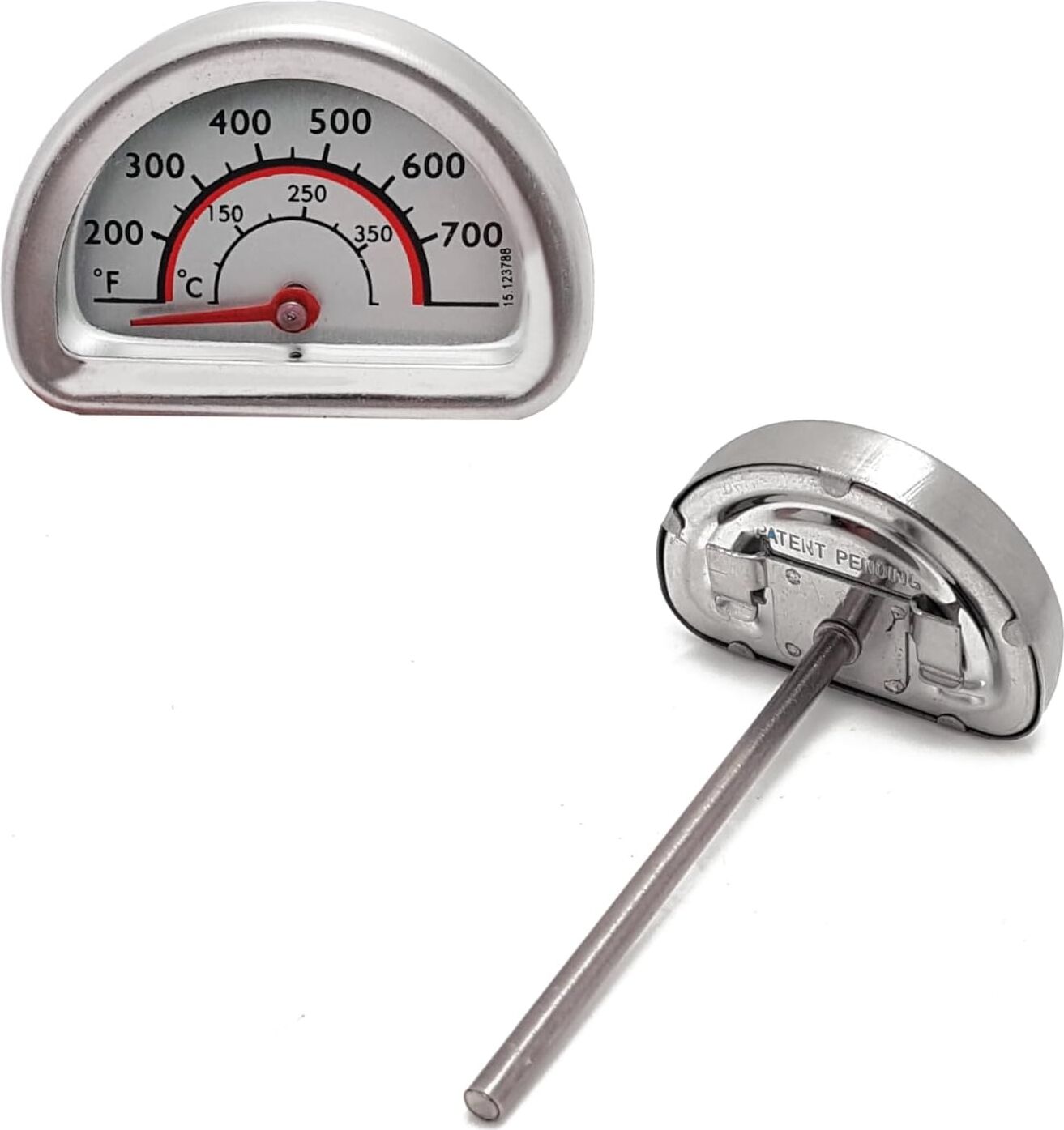 Barbekü Mangal Fırın Termometresi Mekanik 430 Derece THR322