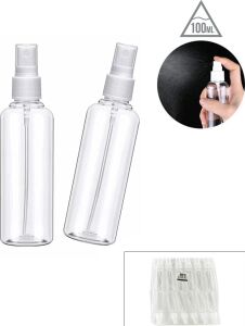 Boş Sprey Şişesi - 100 ml - Plastik - Şeffaf