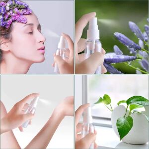 Boş Sprey Şişesi - 100 ml - Plastik - Şeffaf