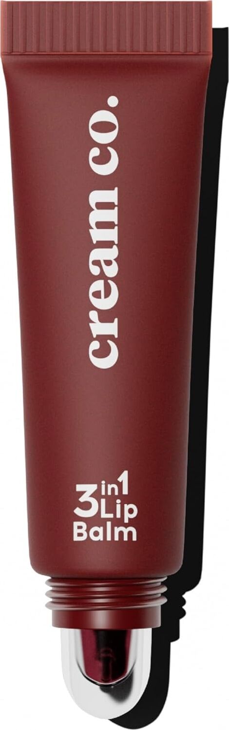 Cream Co. Nemlendirici Parlatıcı 3in1 Lip Balm, Dudak Bakım, Cherry Bordo, Hyaluronik Asit Seramid