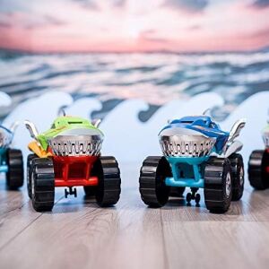 Teamsterz Sun-Hti-Tmz-Motorize Köpek Balığı Araba M.moverz Robo Shark 24 Cm, Ses/ışık 2r