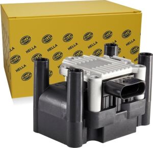 Ateşleme Bobini - 12V - 4-Kutuplu - Blok Ateşleme Kapsülü - Vidalanmış Ignition Coil - Audi A3 (2010-2013), Seat Ibiza (2012-2015), Skoda Rapid (2012-2015), Vw Caddy (2011-2015) ile Uyumlu