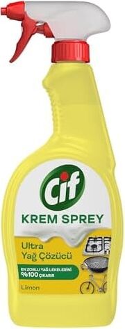 Krem Sprey Ultra Yağ Çözücü Yüzey Temizleyici Limon 750 ml