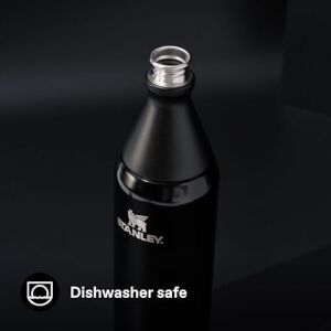 All Day Slim Soğuk Su Şişesi Termosu, 0.60 Litre, Siyah