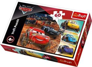 17327 Şimşek Mcqueen ve Arkadaşları,  Cars 60 Parça, 4 Yaşından Büyük Çocuklar Için Yapboz