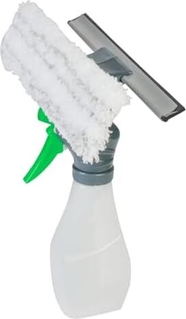 300 ml Deterjan Hazneli Spreyli Çekçekli Cam Silme Aparatı -Deterjan Hazneli Spreyli Camsil