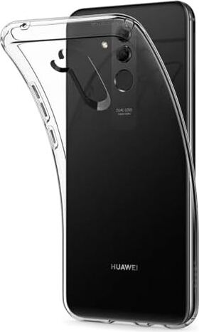 Mate 20 Lite ile Uyumlu Kılıf Şeffaf Silikon Kamera Koruma