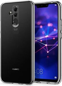 Mate 20 Lite ile Uyumlu Kılıf Şeffaf Silikon Kamera Koruma
