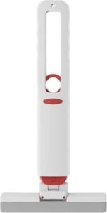 Sıkmalı Mini Mop, Beyaz ve Kırmızı, Kompakt Temizlik Aparatı, Cam Fayans Tezgah Banyo Için, Tek Elle Kullanım, Ergonomik Tasarım