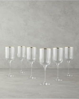 Bridgette Cam 6'lı Kadeh 350 ml
