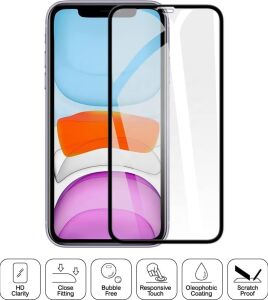 iPhone Ekran Koruyucu Tam Kapsamlı Koruyucu Cam Slim Fit 2 Adet (Iphone 16 Plus)