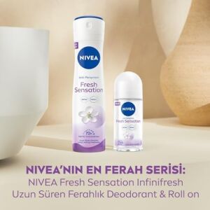 Fresh Sensation Kadın Sprey Deodorant 150 Ml,72 Saat Anti-Perspirant Koruma