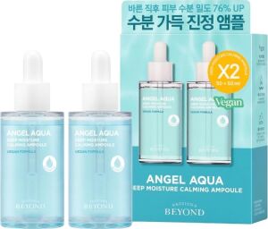 Aqua Deep Calming Ampoule Yatıştırıcı Serum Seti Hyaluronik Asit Panthenol 2X50 ml
