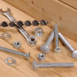 Hillman Carriage Bolt, Steel, 5/16-18 x 1-In., 100-PK. -240078