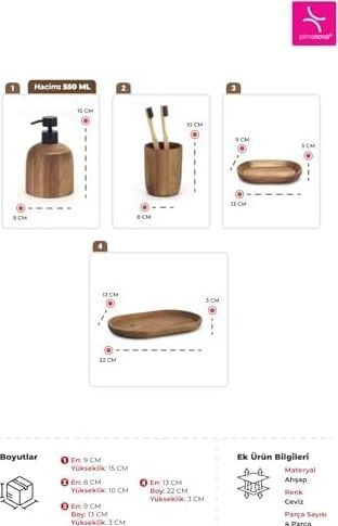 Alessi Banyo Seti 4 Parça