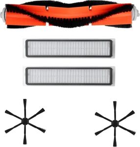 Dreame ile Uyumlu D9/d9 Max Yedek Fırça,hepa Filtre,6 Kollu Yan Fırçalı D9/d9 Max-Dreame ile Uyumlu L10/L10 Pro Yedek Hepa Filtre,fırça Aksesuar Seti -5 Parça