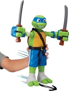 Teenage Mutant Ninja Turtles Giant Roll N Punch Leonardo. Güçlü Delme Eylemini Serbest Bırakın! Her Yaştan Tmnt Hayranları Için 12 Inç Ölçekli Figür!