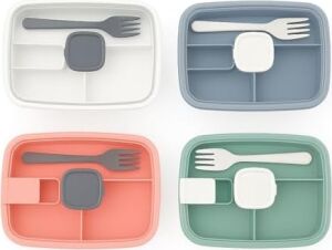 Vakumlu Lunchbox Yemek Kabı – Sızdırmaz, Taşınabilir ve Sağlıklı Saklama Kutusu | Çatal Kaşık Bölmeli | Gıda Dostu (Yeşil)