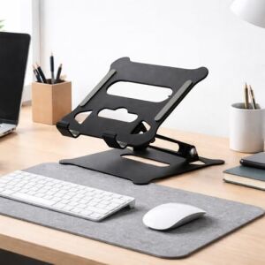 Ayarlanabilir Katlanabilir Tablet Standı 370G | Paslanmaz Çelik Tablet Tutucu, Açı Ayarlı, Portatif Masaüstü Tablet Standı, Sadece iPad ile Uyumlu Stant | Z19