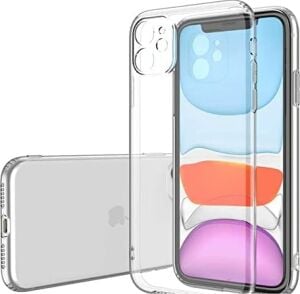 iPhone 11 Kamera Korumalı Şeffaf Silikon Kılıf