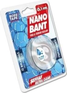 Tape Nano Bant Şeffaf Çift Taraflı 19 mm x 1 mt