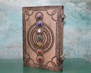 Taşlı Deri Defter Model 13