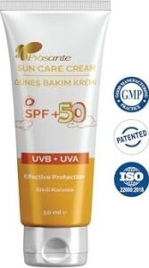 Güneş Bakım Kremi Spf ve 50 Çocuk Etkili Koruma Uvb Uva 50 ml