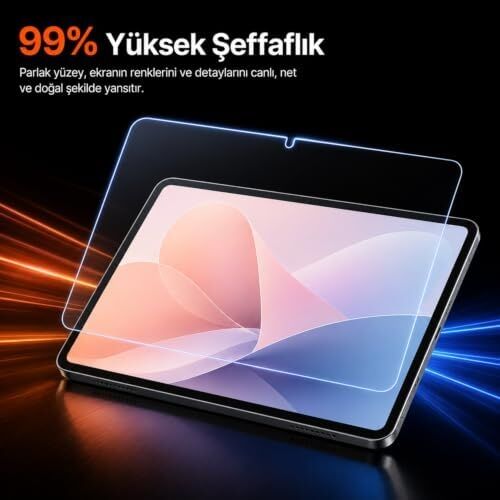 Xiaomi Pad 7 Ekran Koruyucu Nano Şeffaf 9h 11.2 Inç